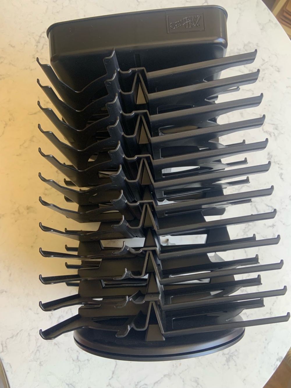 Stampin' Up! Black 60-Slot Rotating Ink Pad Caddy - Picture 6 of 6